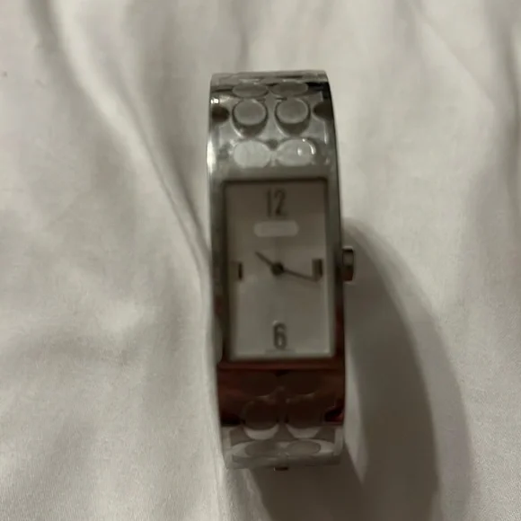 Coach | Accessories | Coach Silver Bracelet Watch | Poshmark